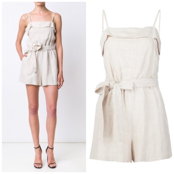 Alice + Olivia Pants - NWT Alice & Olivia Belted Playsuit